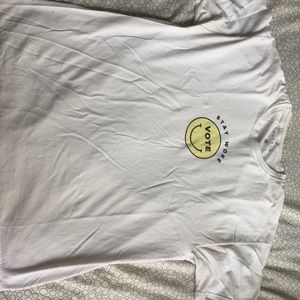 Pacsun Stay Woke White Tee